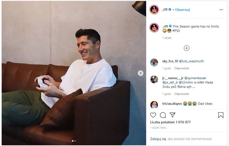Robert Lewandowski PS5