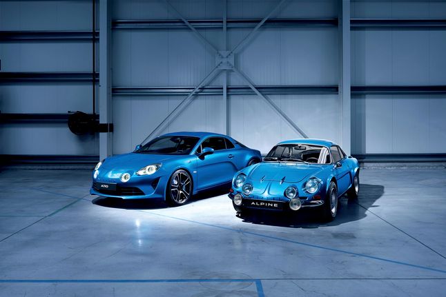 Alpine A110 z roku 2017 i 1963