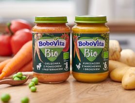 Czas na nowość w diecie malucha: BoboVita Bio, czyli 100% warzyw, owoców oraz mięsa z upraw i hodowli ekologicznych!