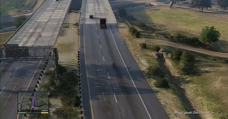 Motocyklem przez San Andreas - ile trwa przejazd przez całą mapę w Grand Theft Auto 5?