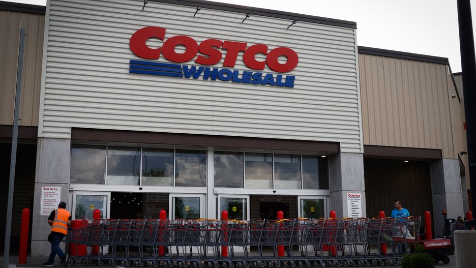 Dramatyczne sceny w sieciowej restauracji Costco w Kennewick w stanie Waszyngton