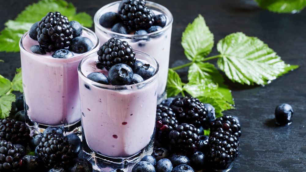 Jogurt owocowy bez tłuszczu