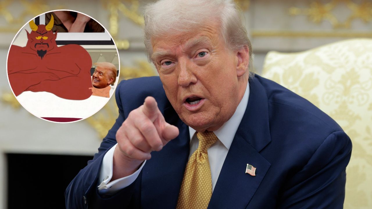 Donald Trump w łóżku z szatanem. Biały Dom OSTRO komentuje