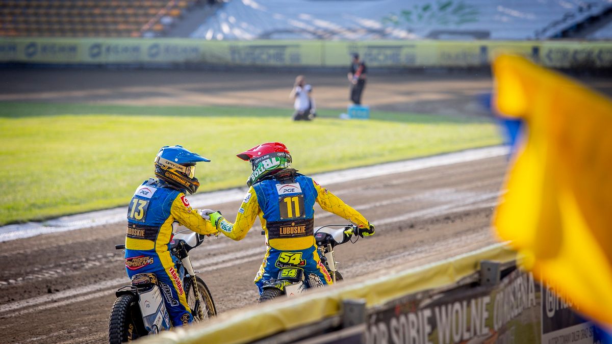 WP SportoweFakty / Tomasz Jocz / Na zdjęciu: Anders Thomsen (kask niebieski) i Martin Vaculik (kask czerwony)