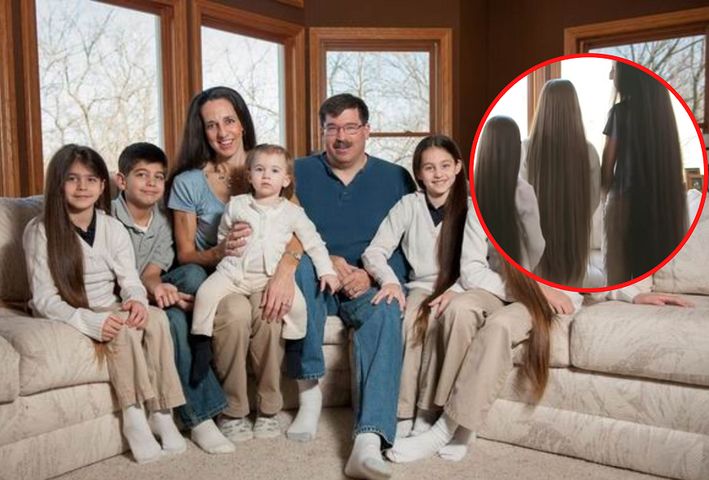 Nigdy nie ścinały włosów. Mama i trzy córki zostały okrzyknięte "Rodziną Roszpunek"