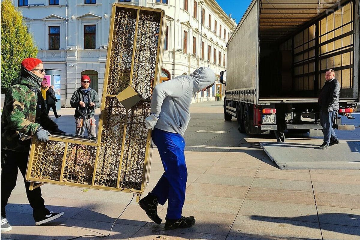 Renowacja napisu Ilove LBN | fot. Miasto Lublin