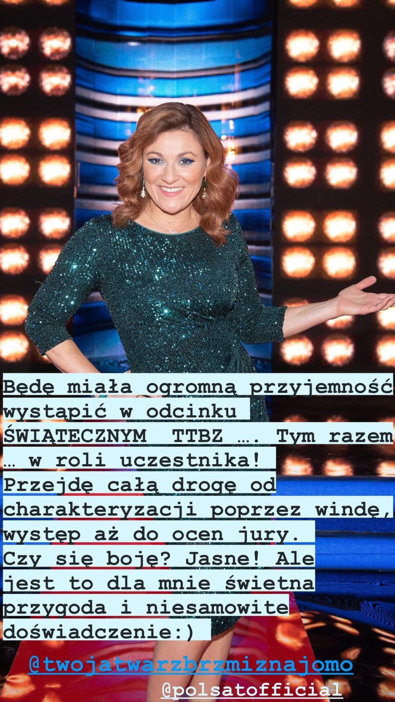 Agnieszka Hekiert wśród uczestników "Twoja twarz brzmi znajomo"