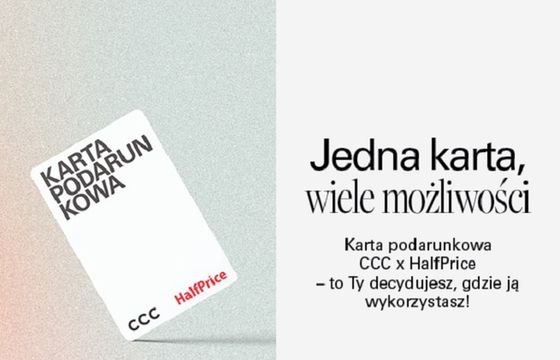 CCC i HalfPrice ze wspólną kartą podarunkową