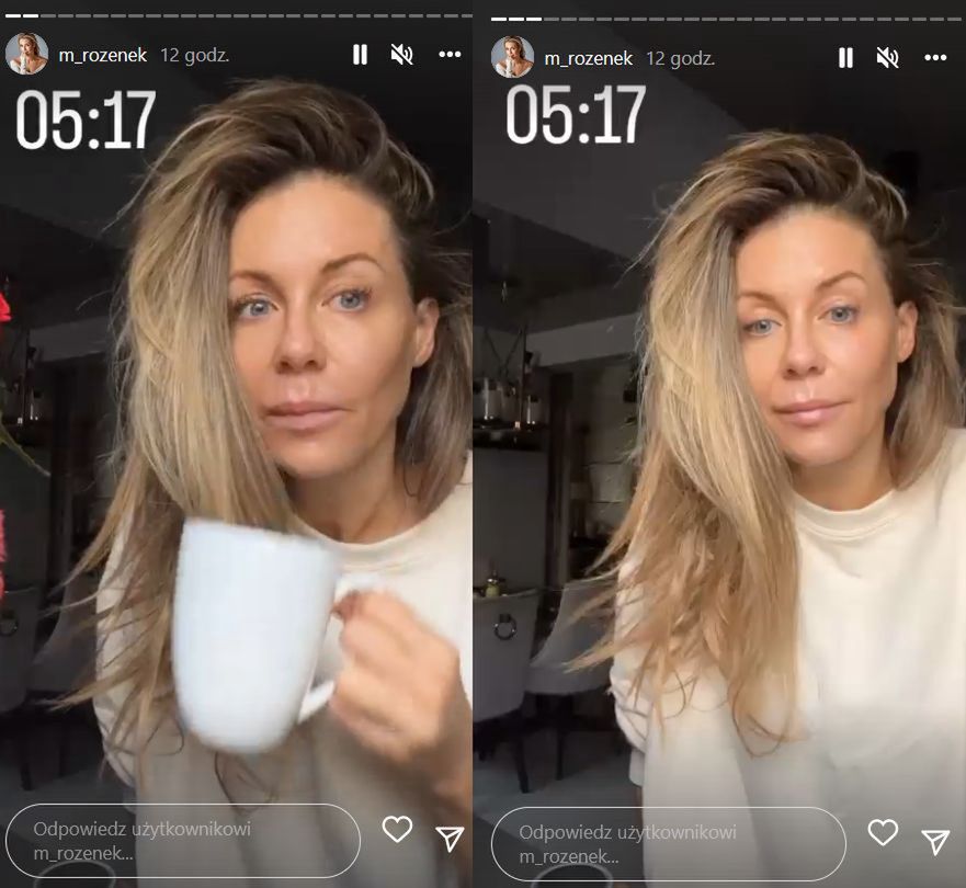 Małgorzata Rozenek wstaje o 5:00