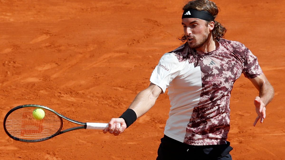 PAP/EPA / SEBASTIEN NOGIER / Na zdjęciu: Stefanos Tsitsipas