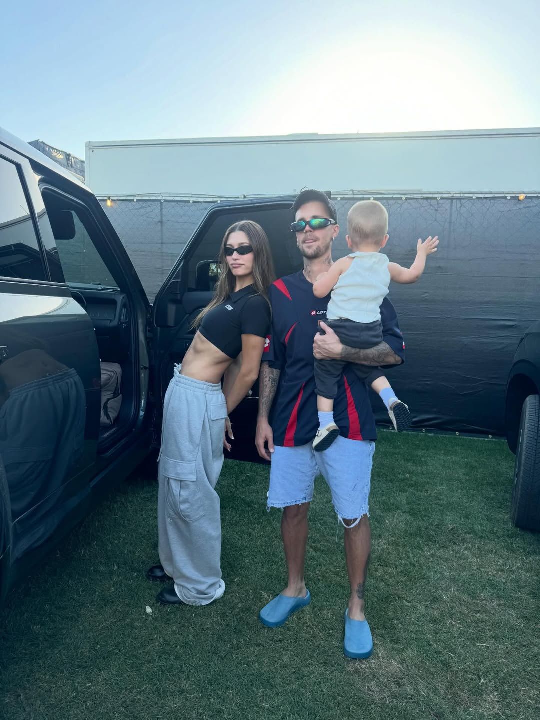 Tak Hailey Bieber dopingowała męża na próbie do Coachelli