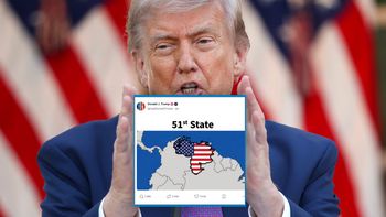 Trump prowokuje wpisem o Wenezueli. Pokazał mapę "51 stanu" USA