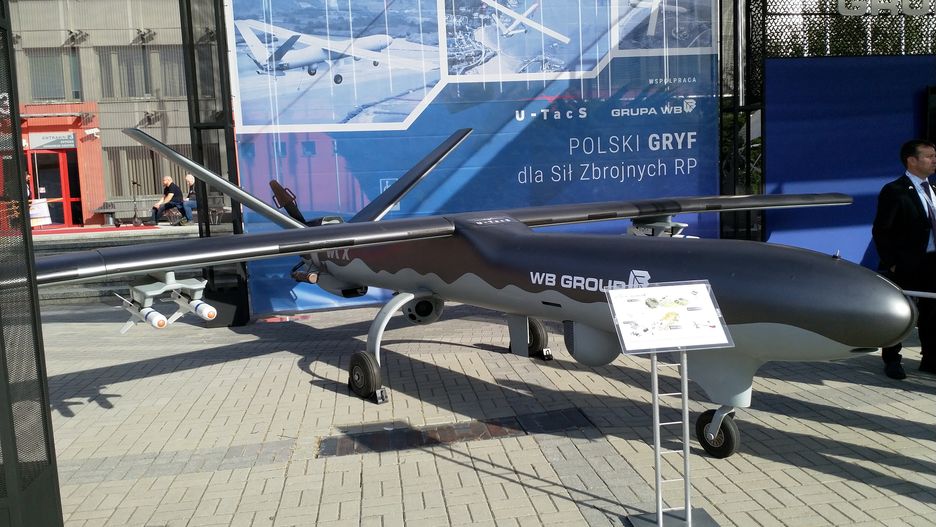 Oferowany przez WB Electronics w ramach programu Gryf dron Watchkeeper X.