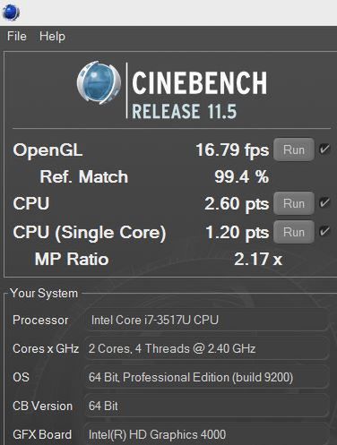 CineBench R11.5 64-bit