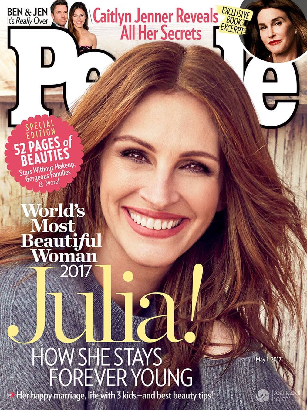 Julia Roberts Najpiękniejszą Kobietą People 2017