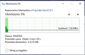 USB 3.0 bez Hub USB [można zjeść kolację podczas kopiowania]