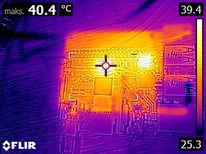 RPi B+ z obciążeniem