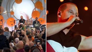 Krzysztof Zalewski otwarcie poparł Palestynę. Tak paradował na koncercie TVN