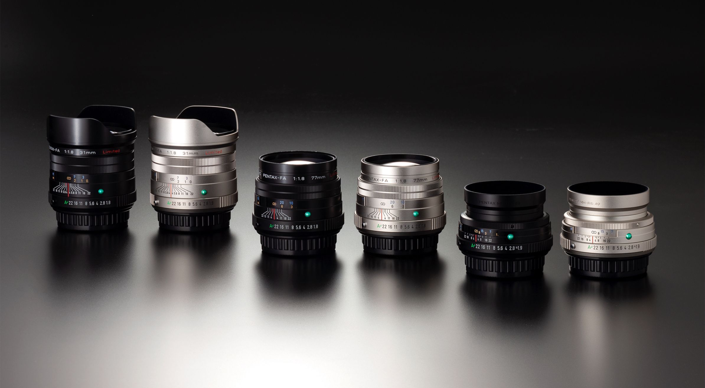 Ricoh prezentuje 3 odświeżone szkła do Pentaxa: 31/1.8, 43/1.9 oraz 77/1.8 w limitowanych wersjach 1