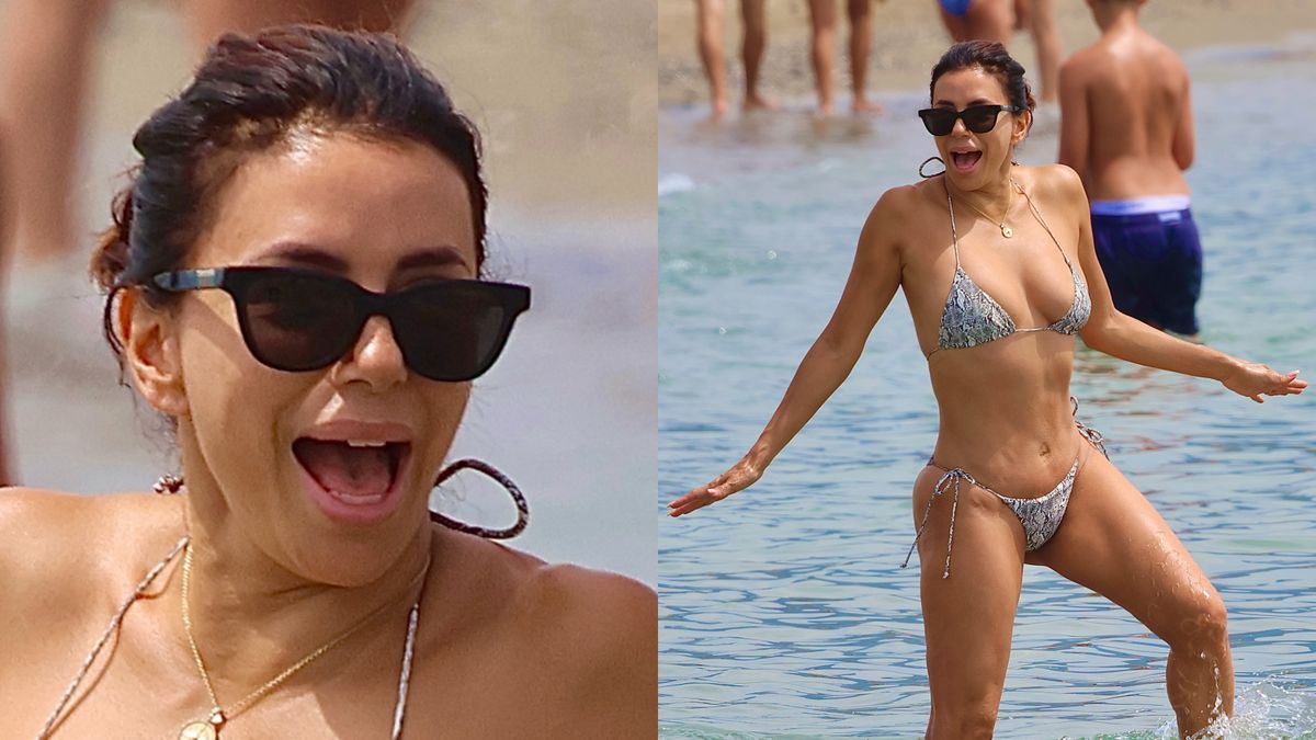 Eva Longoria szaleje w falach Morza Śródziemnego