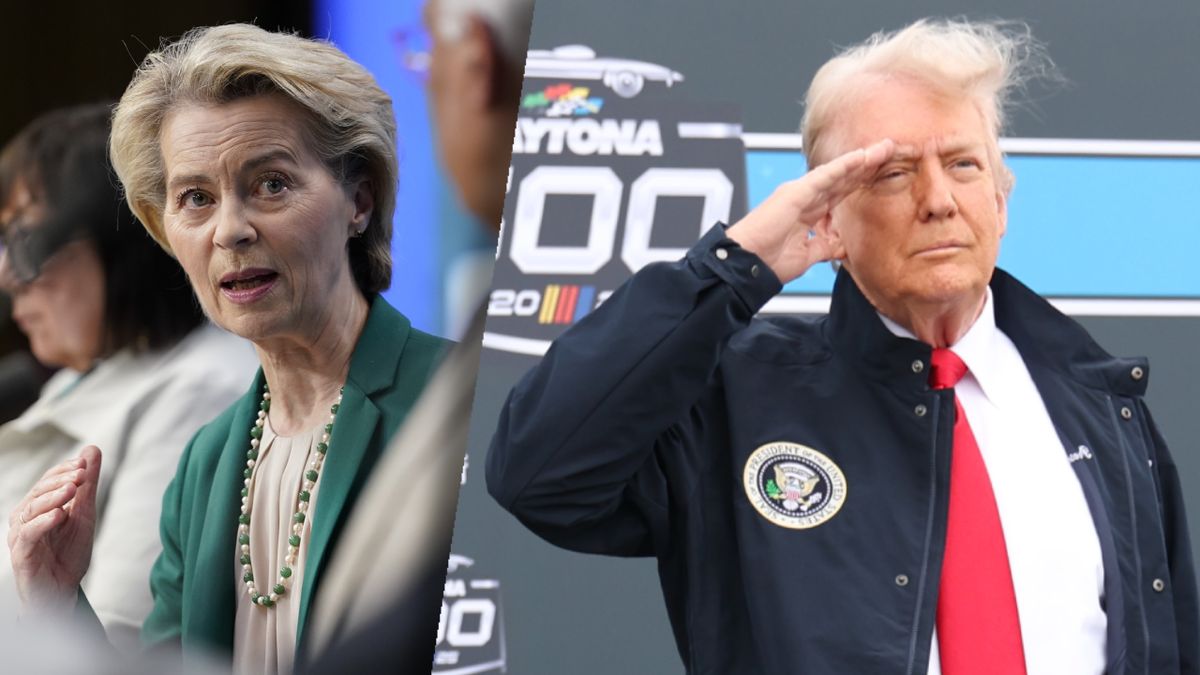 Ursula von der Leyen i Donald Trump