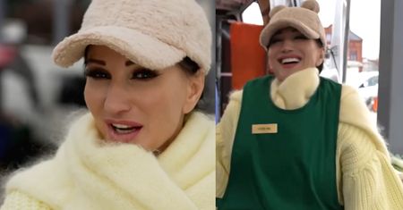 Justyna Steczkowska uczyła się "normalnej" pracy. Nie kryła rozbawienia (WIDEO)