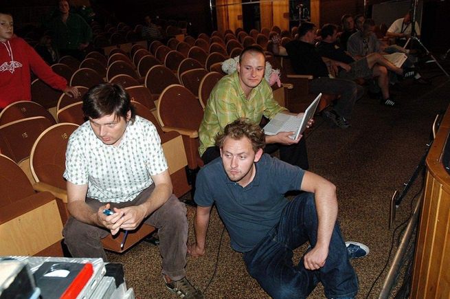 Tomek Kapuściński, Bartek Kaczmarek i Sebastian Pańczyk 