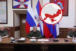 Absurdalny podział Ukrainy. Mapa na odprawie szefa sztabu Rosji