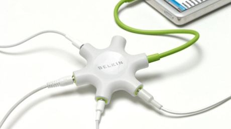 Belkin RockStar pozwala na działanie pięciu par słuchawek z jednym odtwarzaczem mp3 1