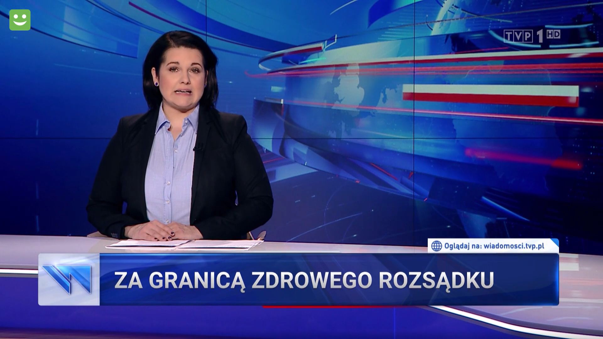 "Wiadomości" TVP o Krystynie Jandzie