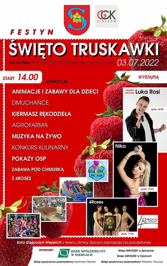 Festyn Święto Truskawki Spiczyn 2022