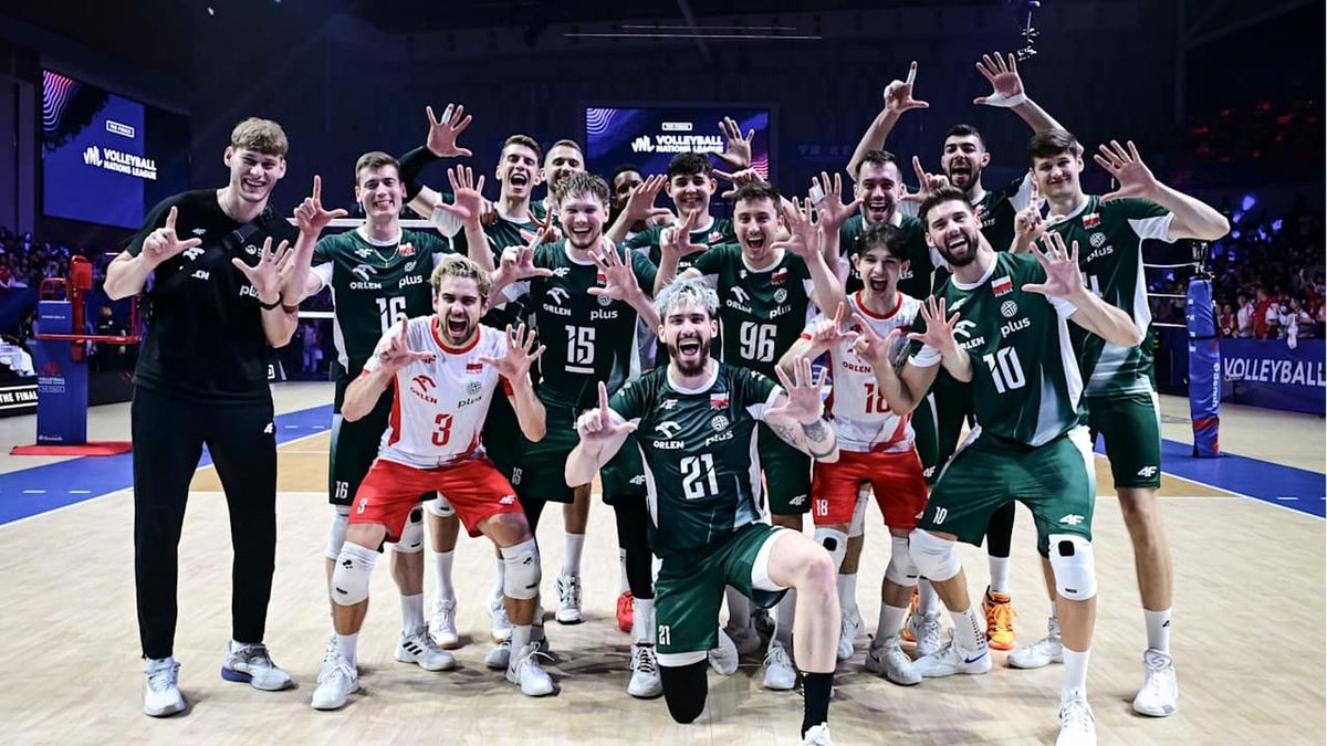 Materiały prasowe / VolleyballWorld / Na zdjęciu: Reprezentacja Polski mężczyzn