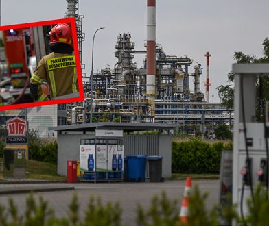 Wyciek na terenie rafinerii. Służby w akcji