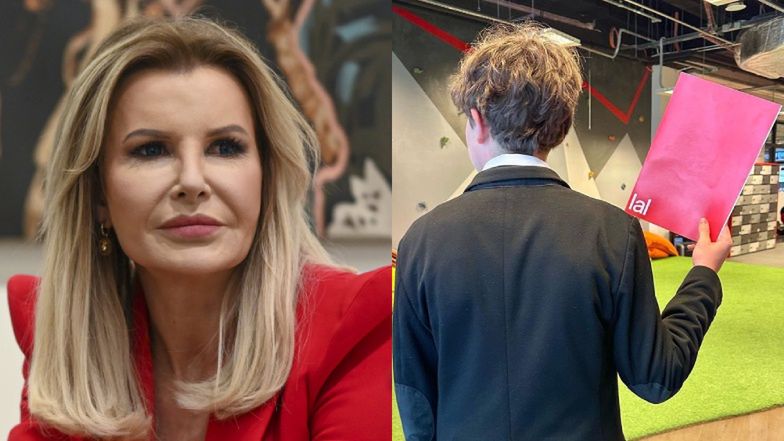 Joanna Racewicz chwali się zakończeniem roku szkolnego syna