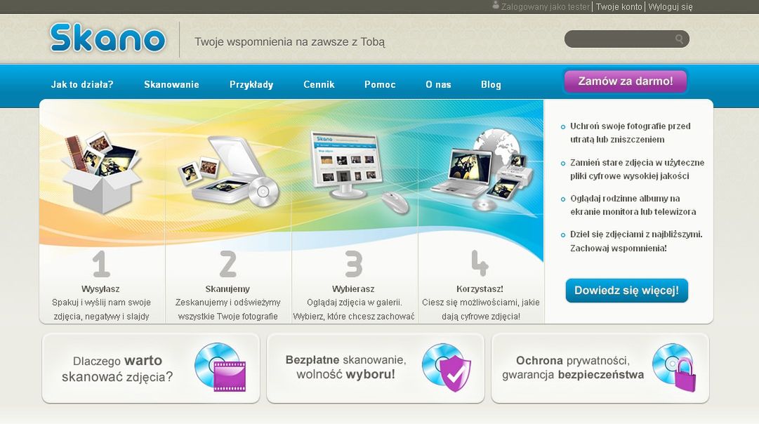 Skano.pl ? nowy serwis do zdalnego skanowania zdjęć