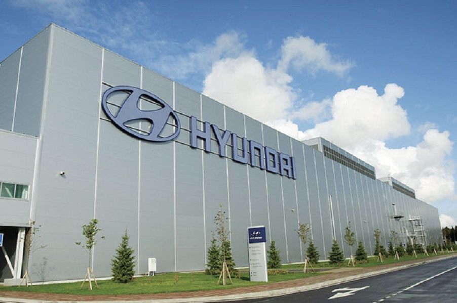 Hyundai factory in Russia