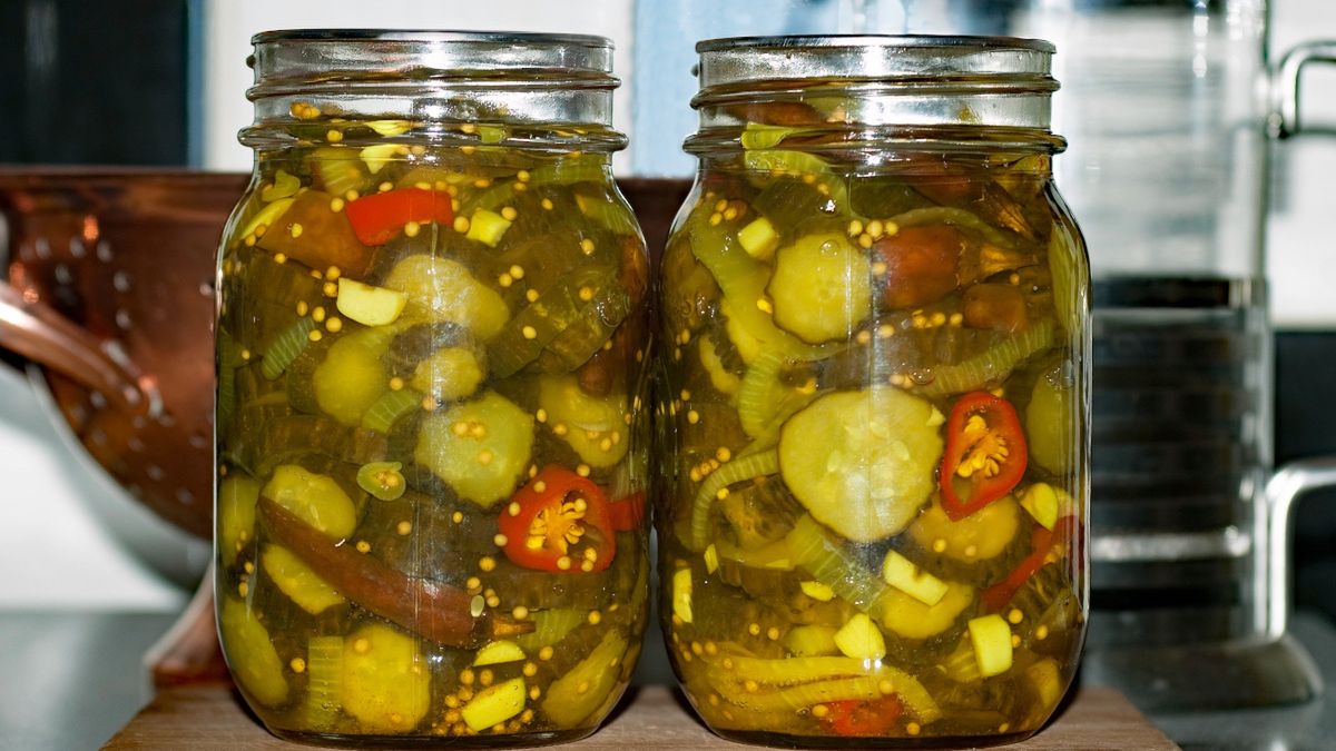 Ogórki z curry do słoika