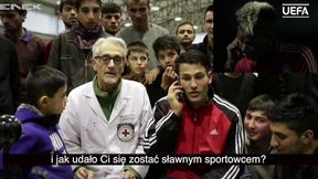 Paul Pogba porozmawiał z młodymi piłkarzami z Afganistanu. "Dzięki wam doceniam to, co mam"