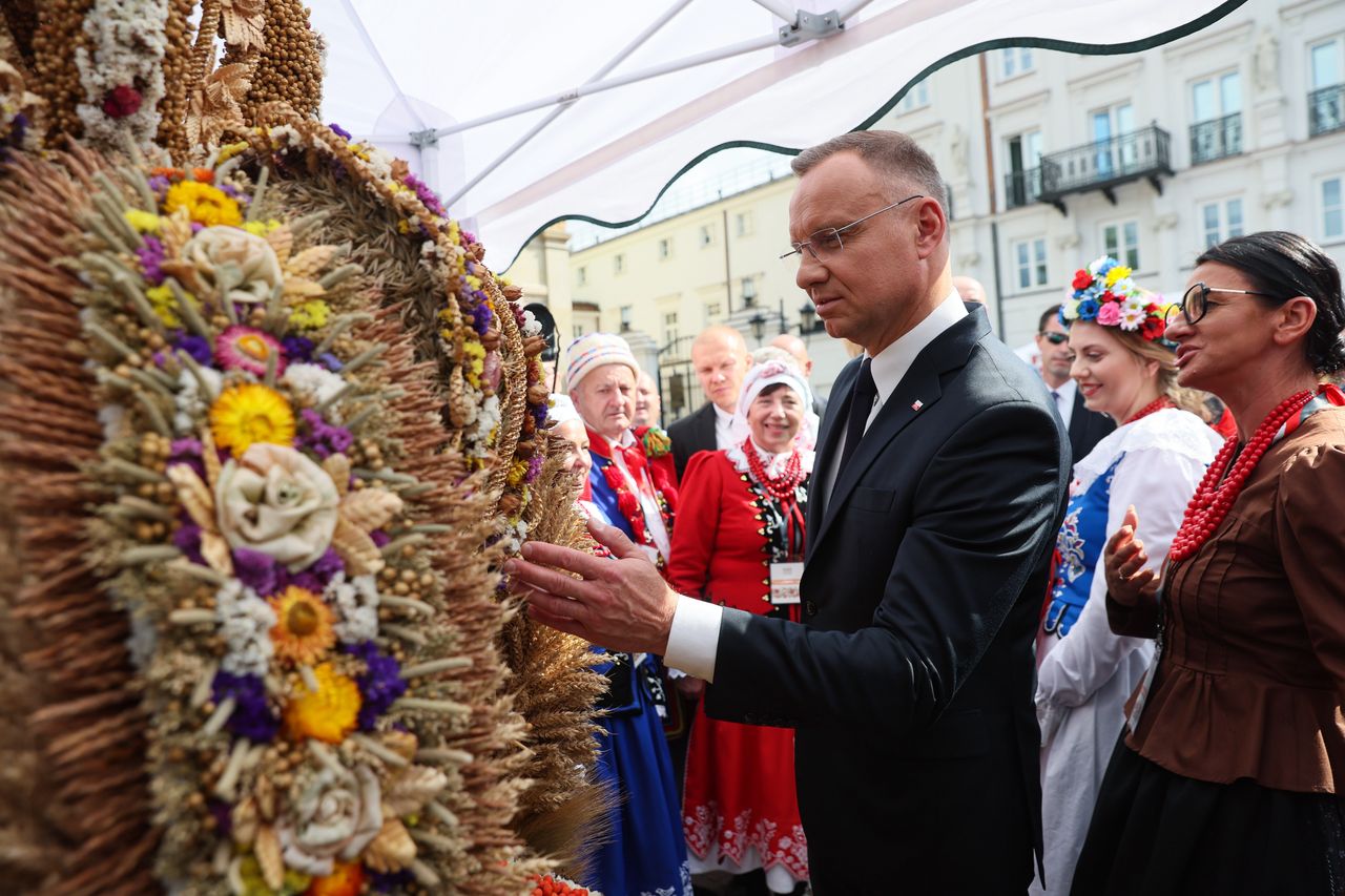 Komentarze po dożynkach z udziałem Dudy. Jest reakcja z Pałacu