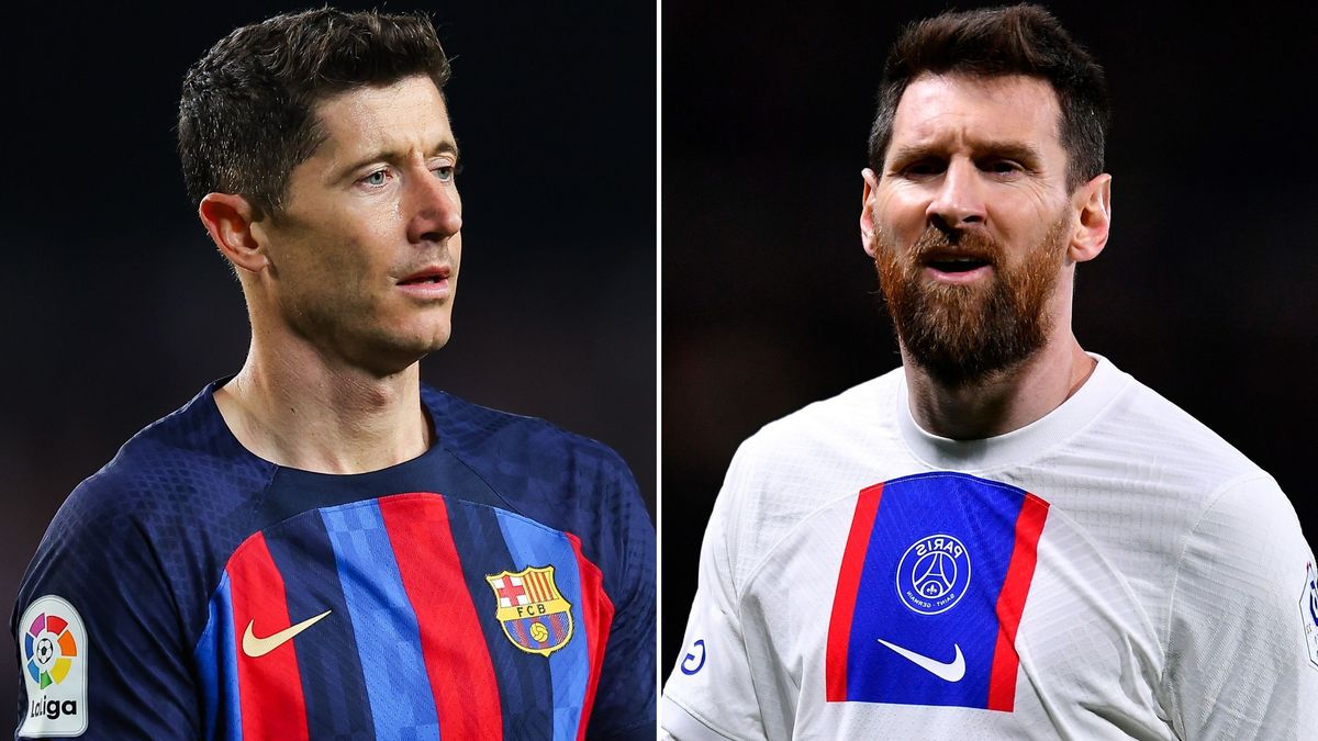 Getty Images / Robert Lewandowski, Lionel Messi