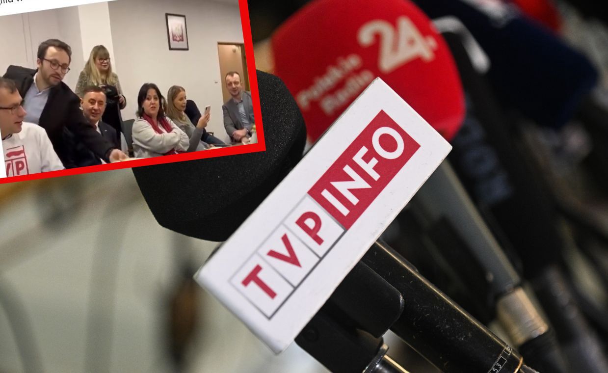 Na Wigilii w siedzibie TVP Info byli politycy PiS