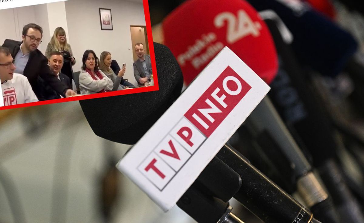 Na Wigilii w siedzibie TVP Info byli politycy PiS