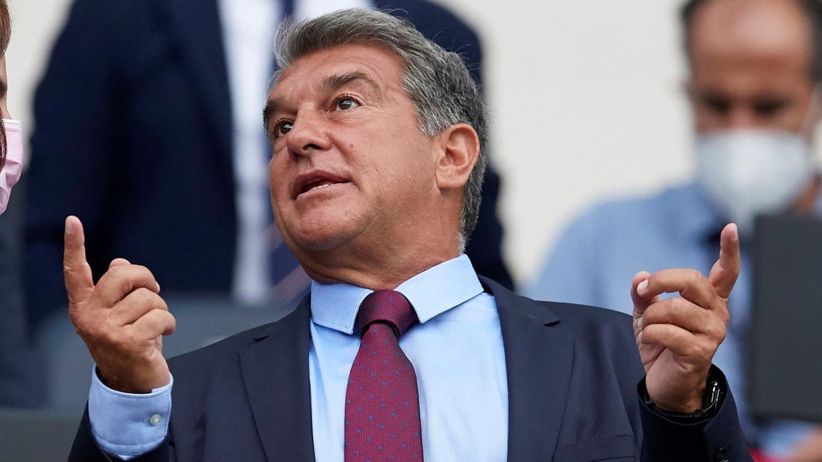 PAP/EPA / Alejandro Garcia / Na zdjęciu: Joan Laporta