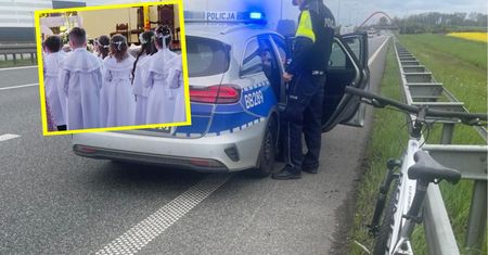 Pijany jechał na komunijnym prezencie trasą A4. Śpieszył się do wnuka