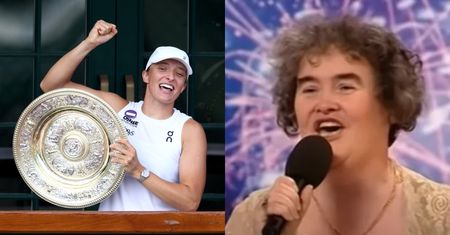 Sensacja brytyjskiego "Mam Talent" też przybyła na Wimbledon. Tak dziś wygląda Susan Boyle. Pogratulowała zwycięstwa Idze Świątek