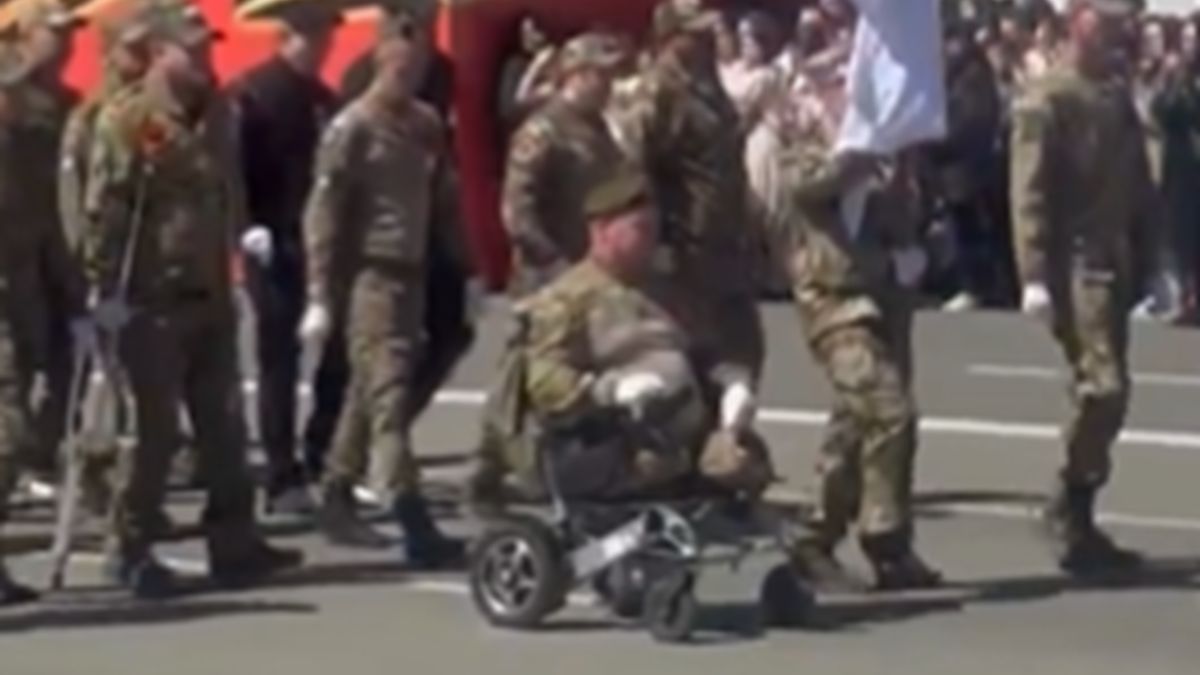 Parada weteranów w rosyjskim Tatarstanie.
