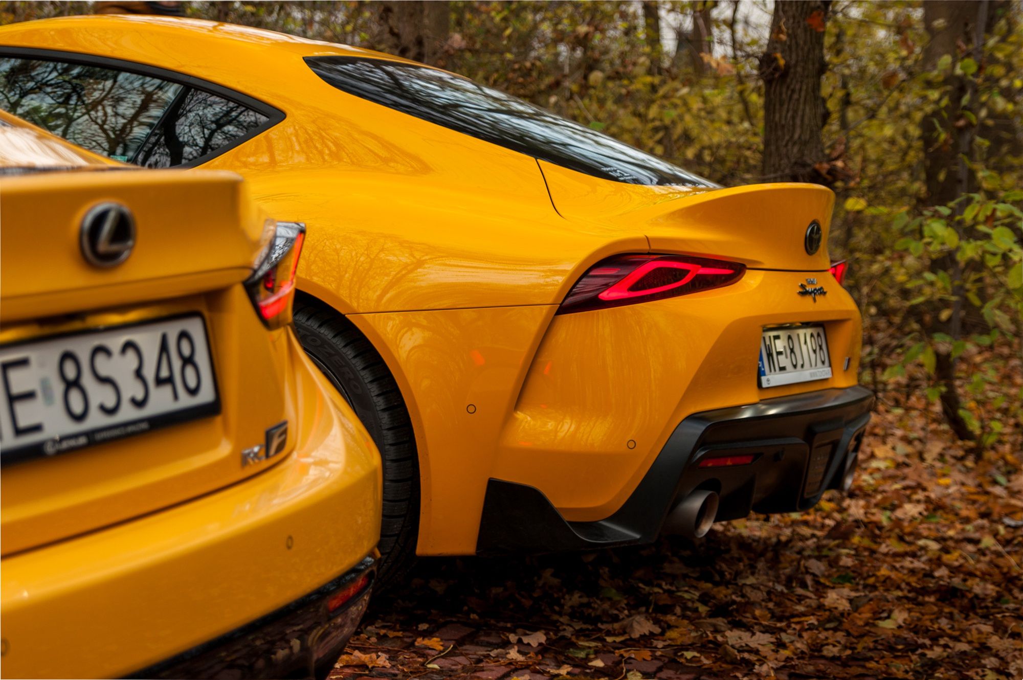 Lexus RC F vs. Toyota GR Supra