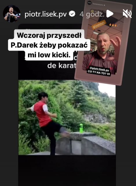 Piotr Lisek odpowiedział przeciwnikowi na Instagramie