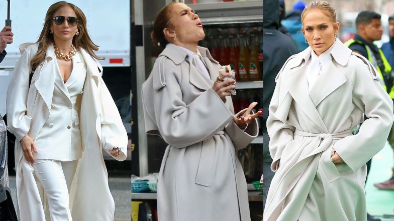 Jennifer Lopez stroi miny na planie nowej komedii