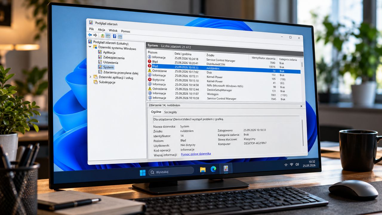 Błędy Windows 11. Jak je sprawdzić w Podglądzie zdarzeń?